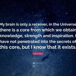 Nikola Tesla quotes wallpaper