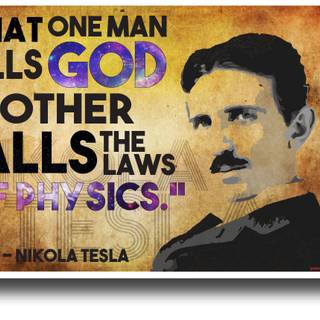 Nikola Tesla quotes wallpaper