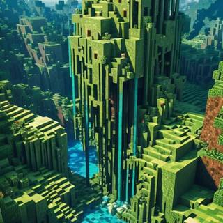 Minecraft movie wallpaper