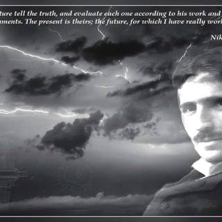 Nikola Tesla quotes wallpaper