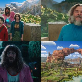 Minecraft movie wallpaper