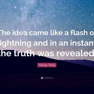 Nikola Tesla quotes wallpaper
