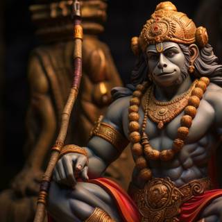 Hanuman Ji 8k PC wallpaper