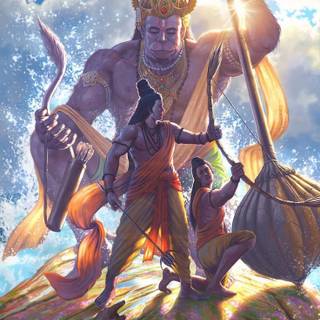 Lord Hanuman 4k iPhone wallpaper