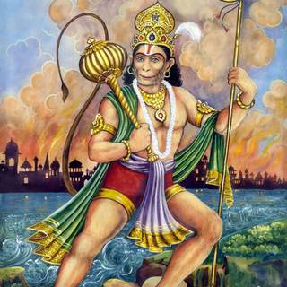 Lord Hanuman 4k iPhone wallpaper