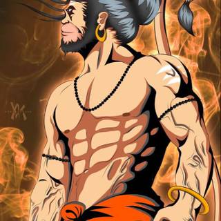 Lord Hanuman 4k iPhone wallpaper