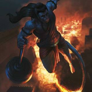 Lord Hanuman 4k iPhone wallpaper