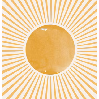 Boho sun wallpaper