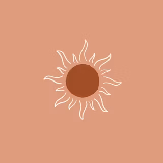 Boho sun wallpaper