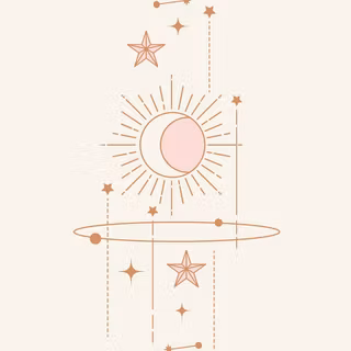 Boho sun wallpaper