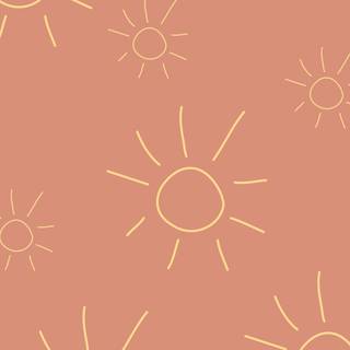 Boho sun wallpaper
