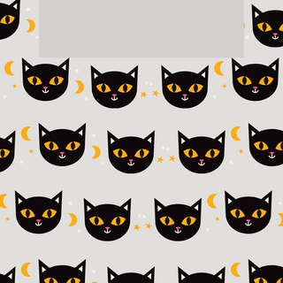 Halloween cat iPhone wallpaper