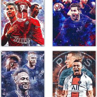 Ronaldo Neymar Mbappe wallpaper