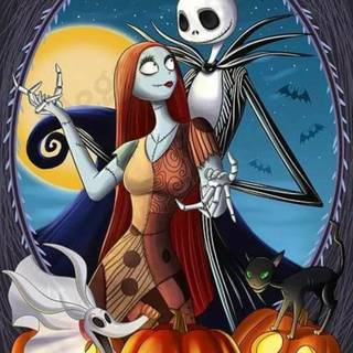 Zero and Sally and Jack wallpaper