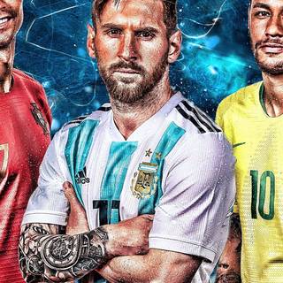 Messi and Neymar iPhone wallpaper