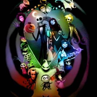 Zero and Sally and Jack wallpaper