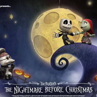 Zero and Sally and Jack wallpaper