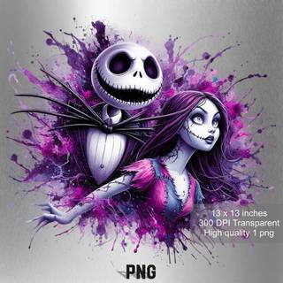 Zero and Sally and Jack wallpaper