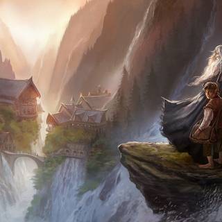 Hobbit Rivendell wallpaper