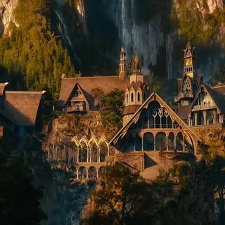 Hobbit Rivendell wallpaper