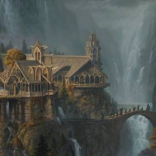 Hobbit Rivendell wallpaper