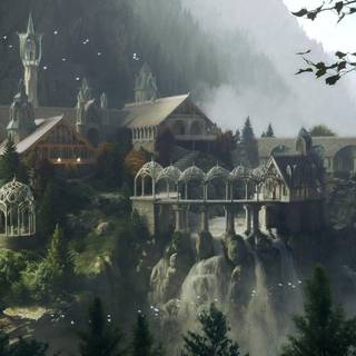 Hobbit Rivendell wallpaper