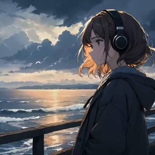 Windows 11 anime girl wallpaper