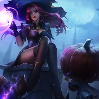 Halloween girl 4k wallpaper