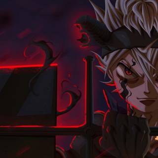 Anime 4k black consola wallpaper