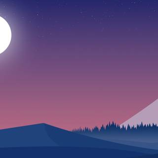 Minimal mountain 1920x1080 wallpaper