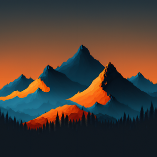 Minimal mountain 1920x1080 wallpaper
