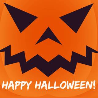 Preppy Halloween pumpkin wallpaper