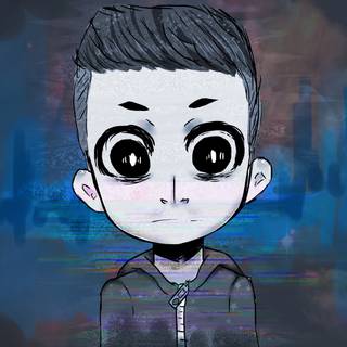 Minimalist robot wallpaper