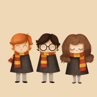 Harry Potter illustration wallpaper