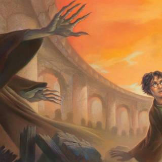 Harry Potter illustration wallpaper