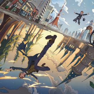 Harry Potter illustration wallpaper