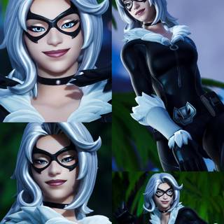 Black Cat Fortnite wallpaper