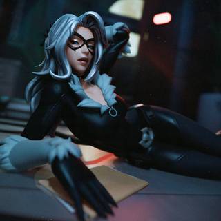 Black Cat Fortnite wallpaper