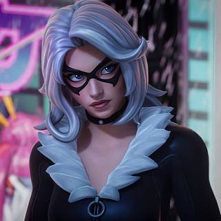 Black Cat Fortnite wallpaper