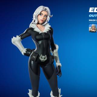 Black Cat Fortnite wallpaper