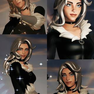 Black Cat Fortnite wallpaper