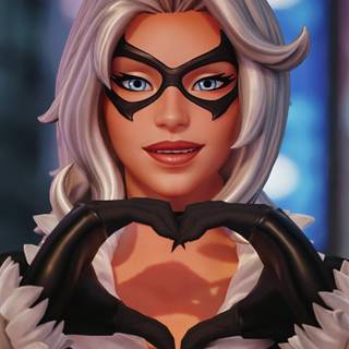 Black Cat Fortnite wallpaper