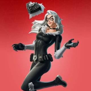 Black Cat Fortnite wallpaper