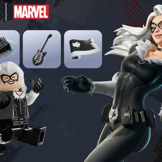 Black Cat Fortnite wallpaper