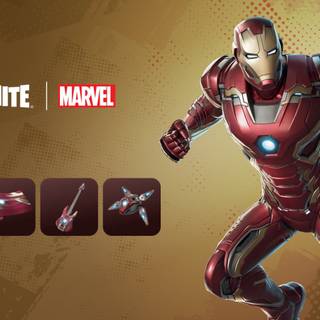 Iron Man MK 45 Fortnite wallpaper