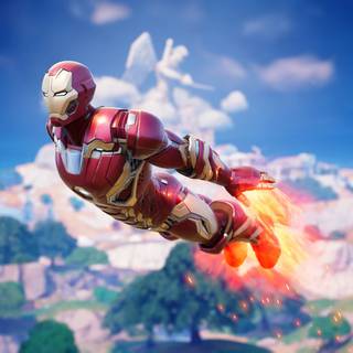 Iron Man MK 45 Fortnite wallpaper