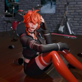 Nix Scarlet Fortnite wallpaper