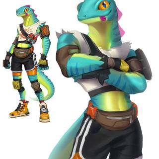 Lizzik Fortnite wallpaper