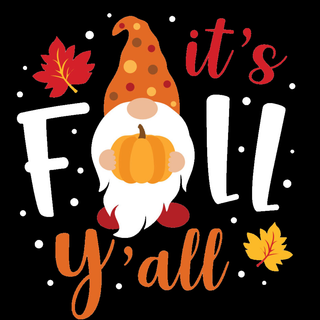 Autumn gnome phone wallpaper