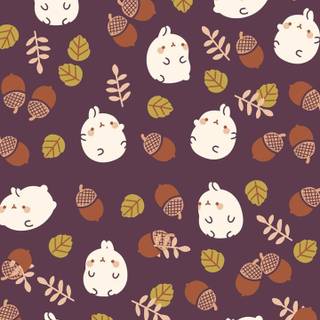 Cute Kawaii autumn wallpaper